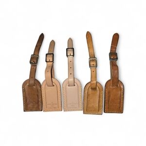 Bundle Small Louis Vuitton Vachetta Luggage Tag